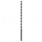 Extra long bright HSS twist drill bit DIN1869