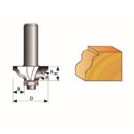 Wavy Edge Bit