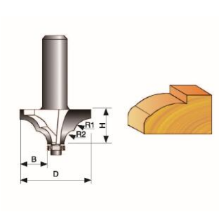 Curved Round Line With Bearing