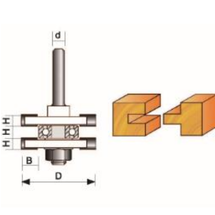 Tongue & Groove Assembly Bit